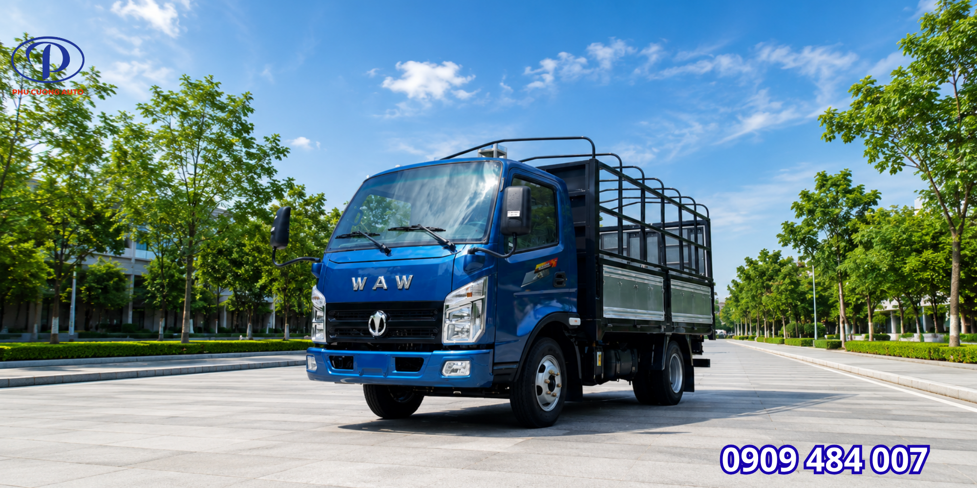 XE TẢI WAW 2.4 TẤN THÙNG BẠT | LINH HOẠT VÀO THÀNH PHỐ