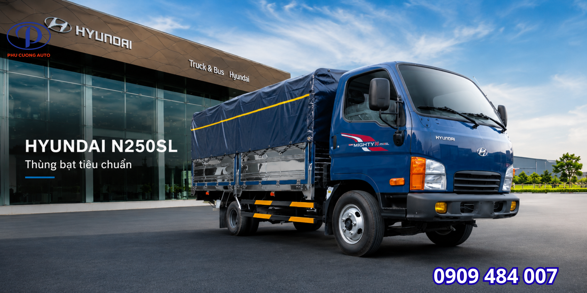 XE TẢI HYUNDAI N250SL THÙNG BẠT TIÊU CHUẨN | VUA LƯỚT PHỐ
