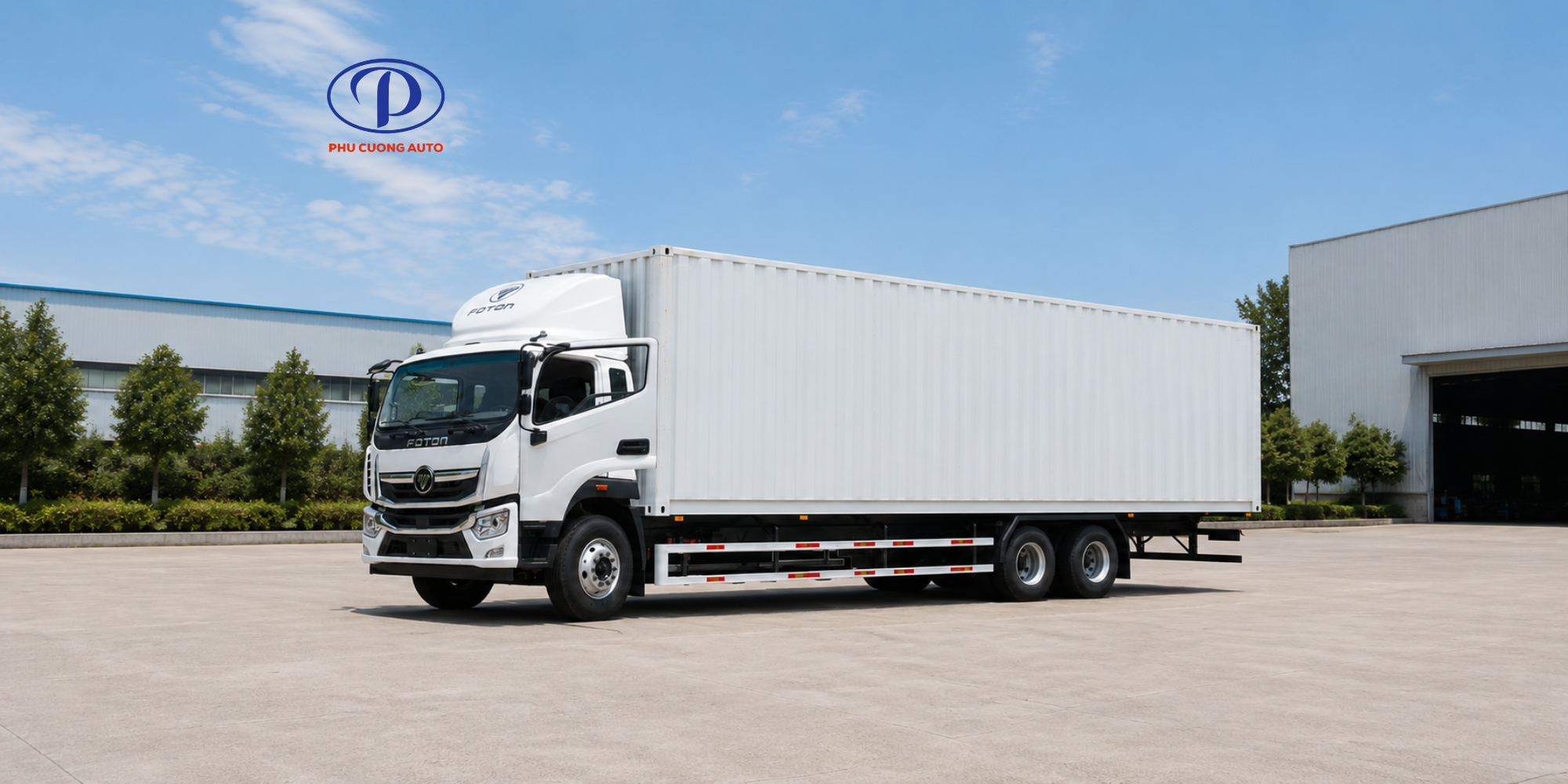 XE TẢI FOTON AUMAN C160L THÙNG KÍN 9M9 | BẢO VỆ HÀNG QUÁ KHỔ