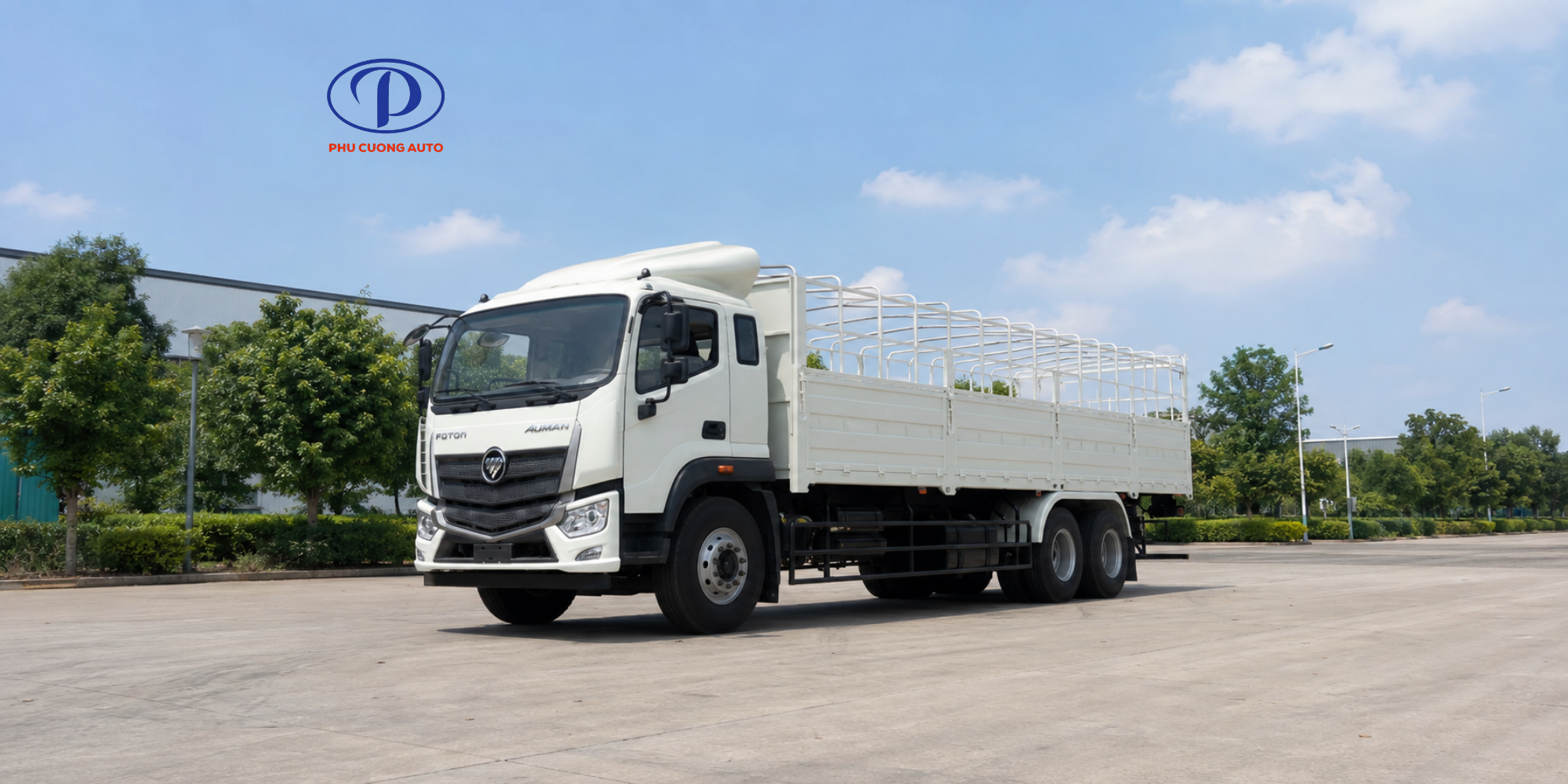 XE TẢI FOTON AUMAN C240 3 CHÂN THÙNG BẠT | SỨC MẠNH VẬN TẢI