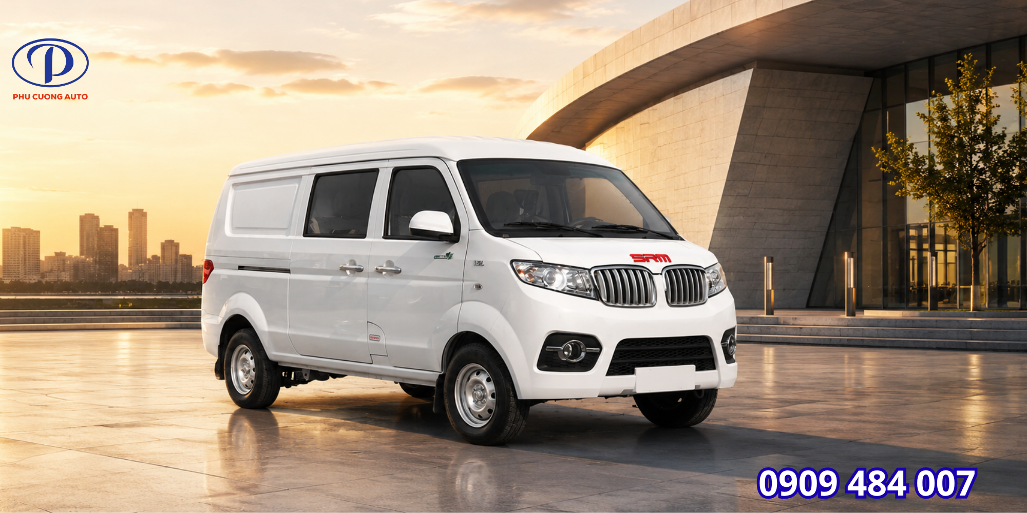 Xe tải van SRM X30I V5 745kg – Giải pháp vận tải đa dụng 5 chỗ