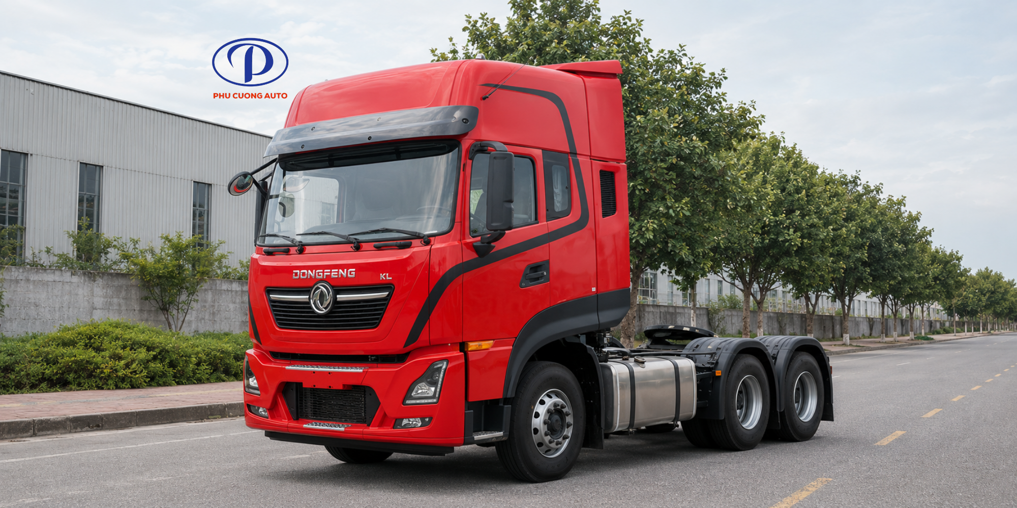 XE ĐẦU KÉO DONGFENG KL420 2 CẦU LÁP NHẬP KHẨU