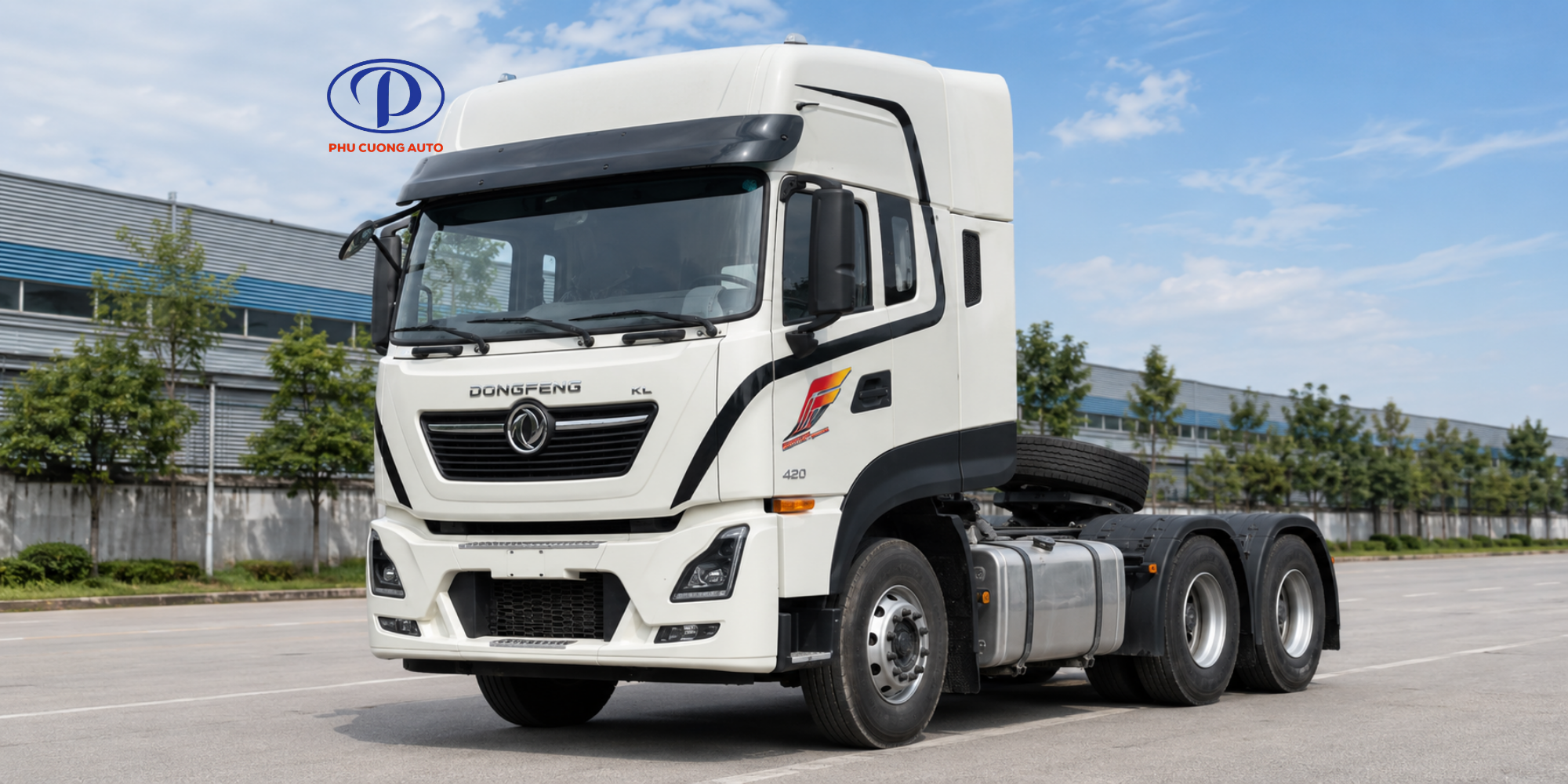 XE ĐẦU KÉO DONGFENG KL420 2 CẦU DẦU NHẬP KHẨU