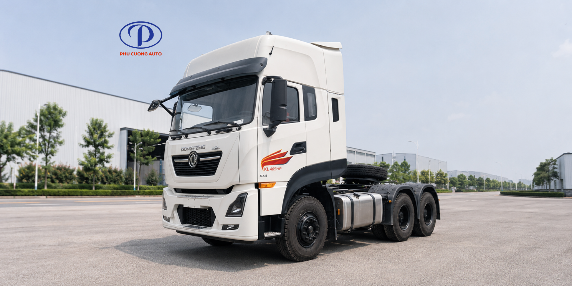 XE ĐẦU KÉO DONGFENG KL465 2 CẦU LÁP NHẬP KHẨU