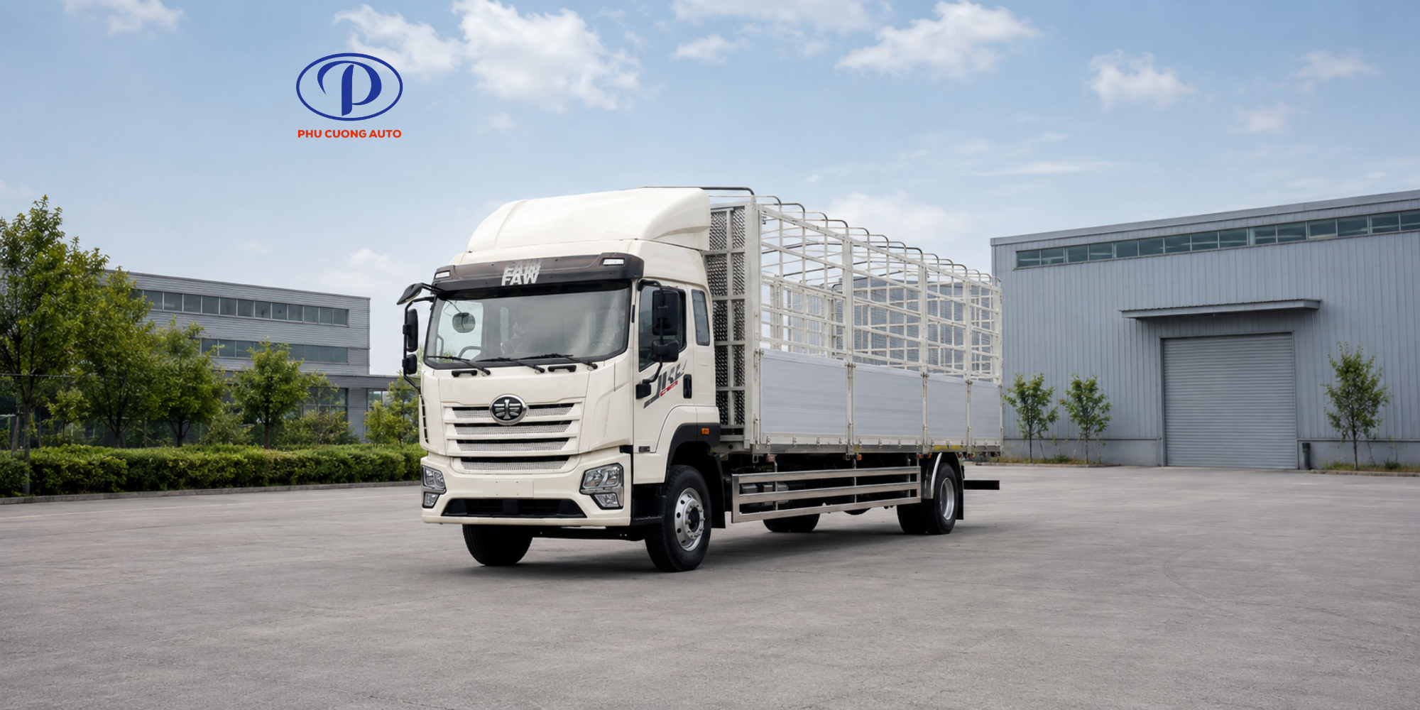 XE TẢI FAW JK6 THÙNG NHÔM 9.9M