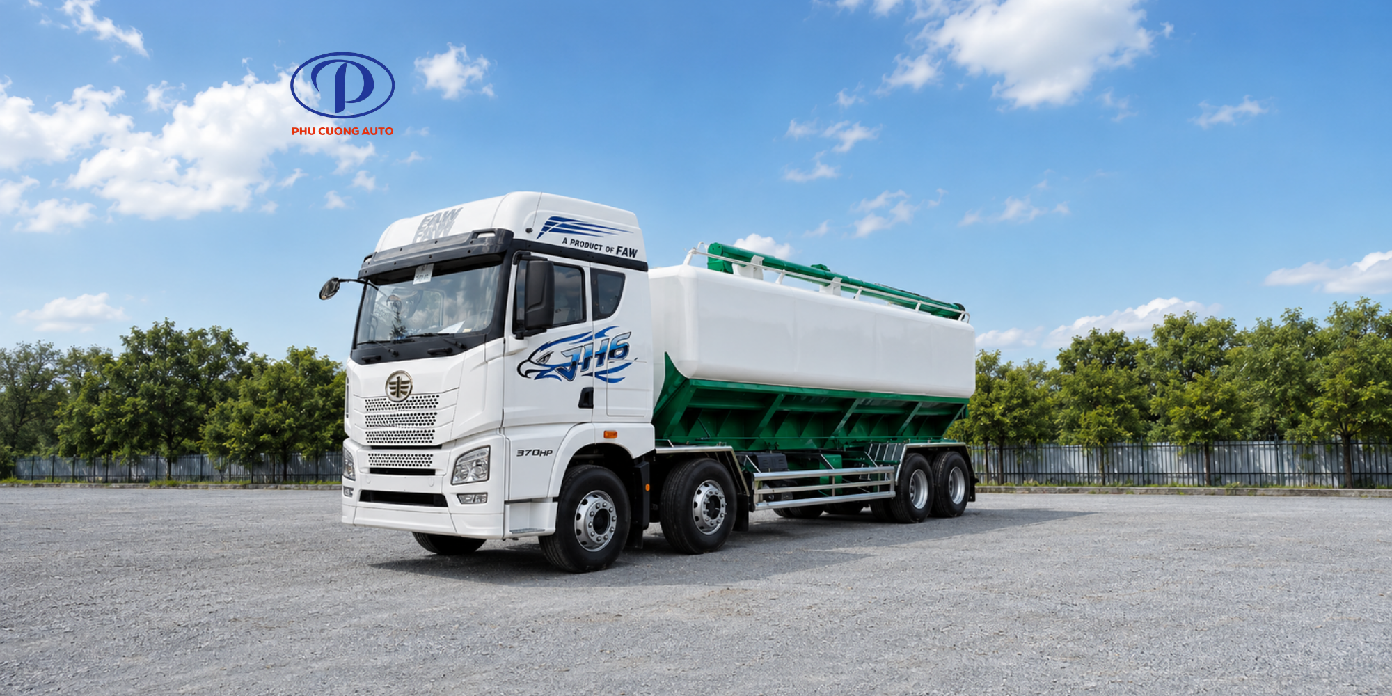 XE TẢI FAW JH6 4 CHÂN BỒN CÁM TRỤC VÍT