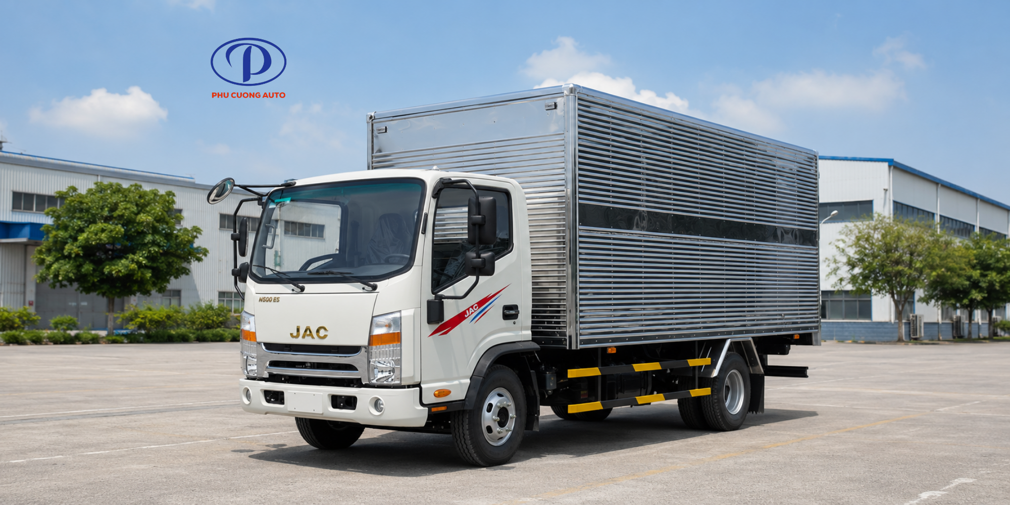 XE TẢI JAC N500E5 THÙNG KÍN 4.95 TẤN ĐỜI MỚI