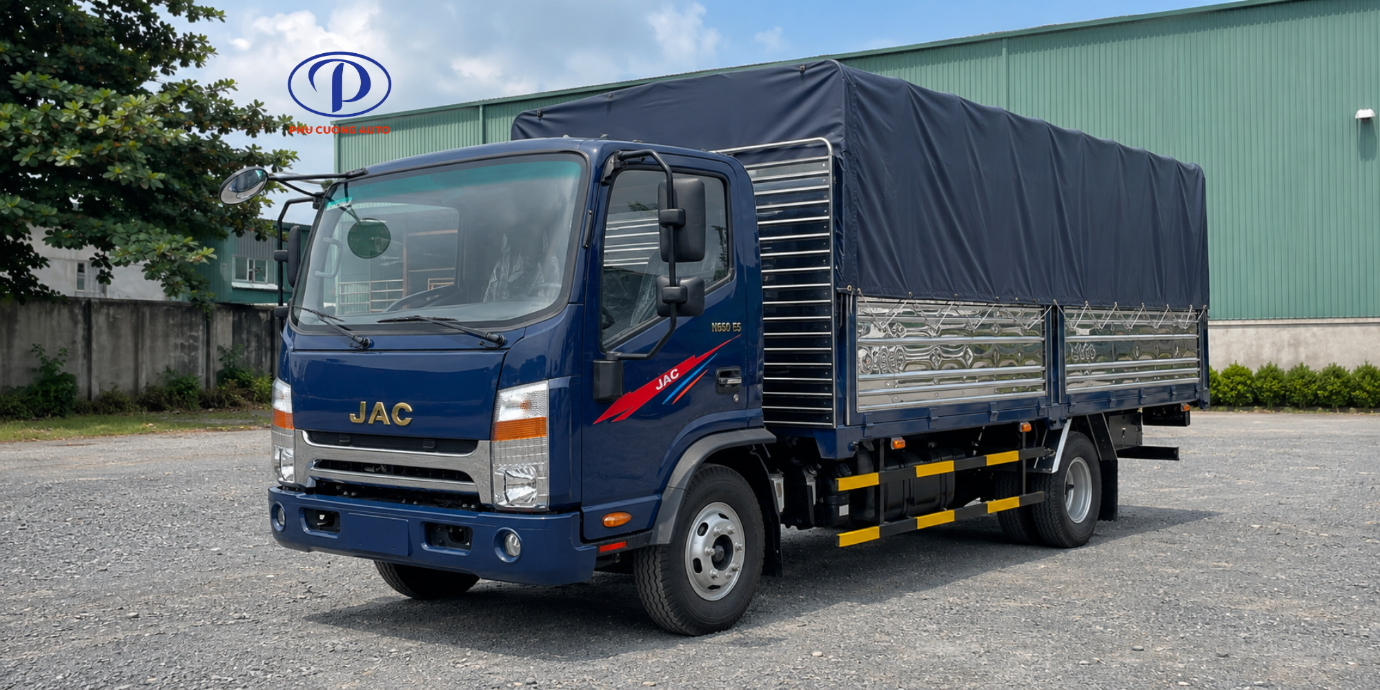 XE TẢI JAC N650E5 THÙNG BẠT 6.8 TẤN ĐỜI MỚI