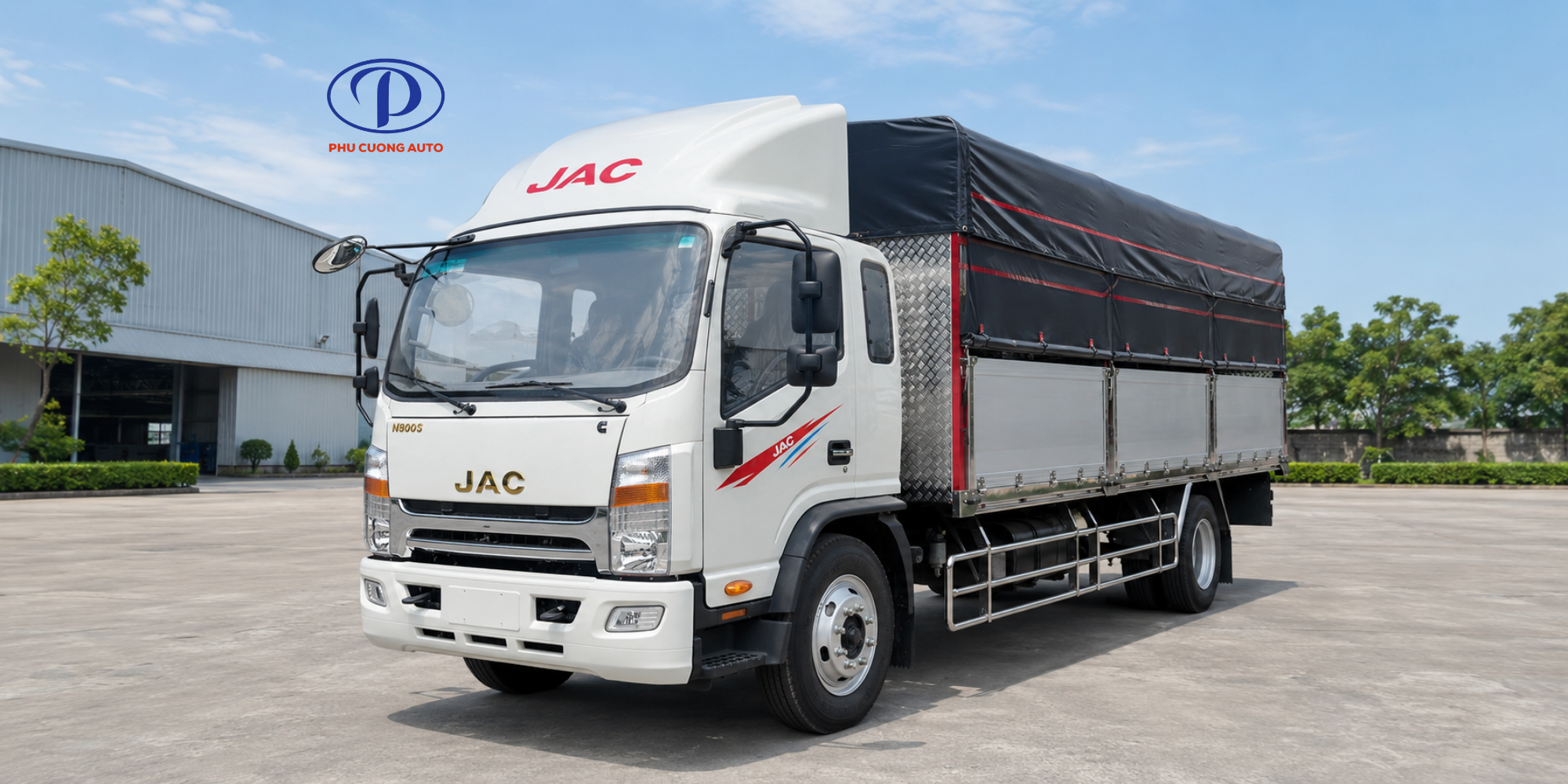 XE TẢI JAC N800S THÙNG BẠT 8.45 TẤN ĐỘNG CƠ CUMMINS