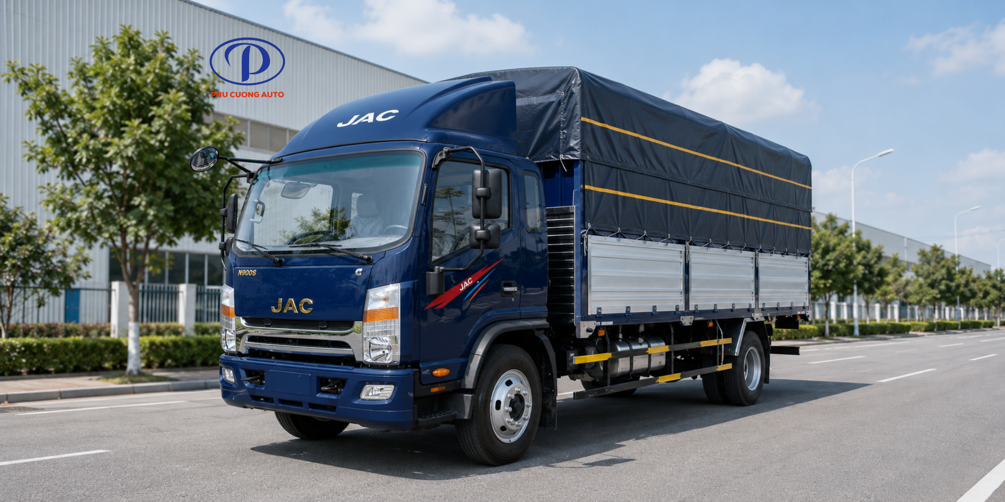XE TẢI JAC N900S THÙNG BẠT 9.1 TẤN ĐỘNG CƠ CUMMINS