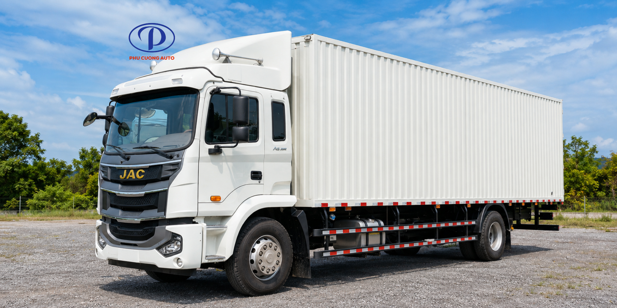 XE TẢI JAC A5 THÙNG KÍN 7 TẤN 6 CỬA HÔNG NHẬP KHẨU