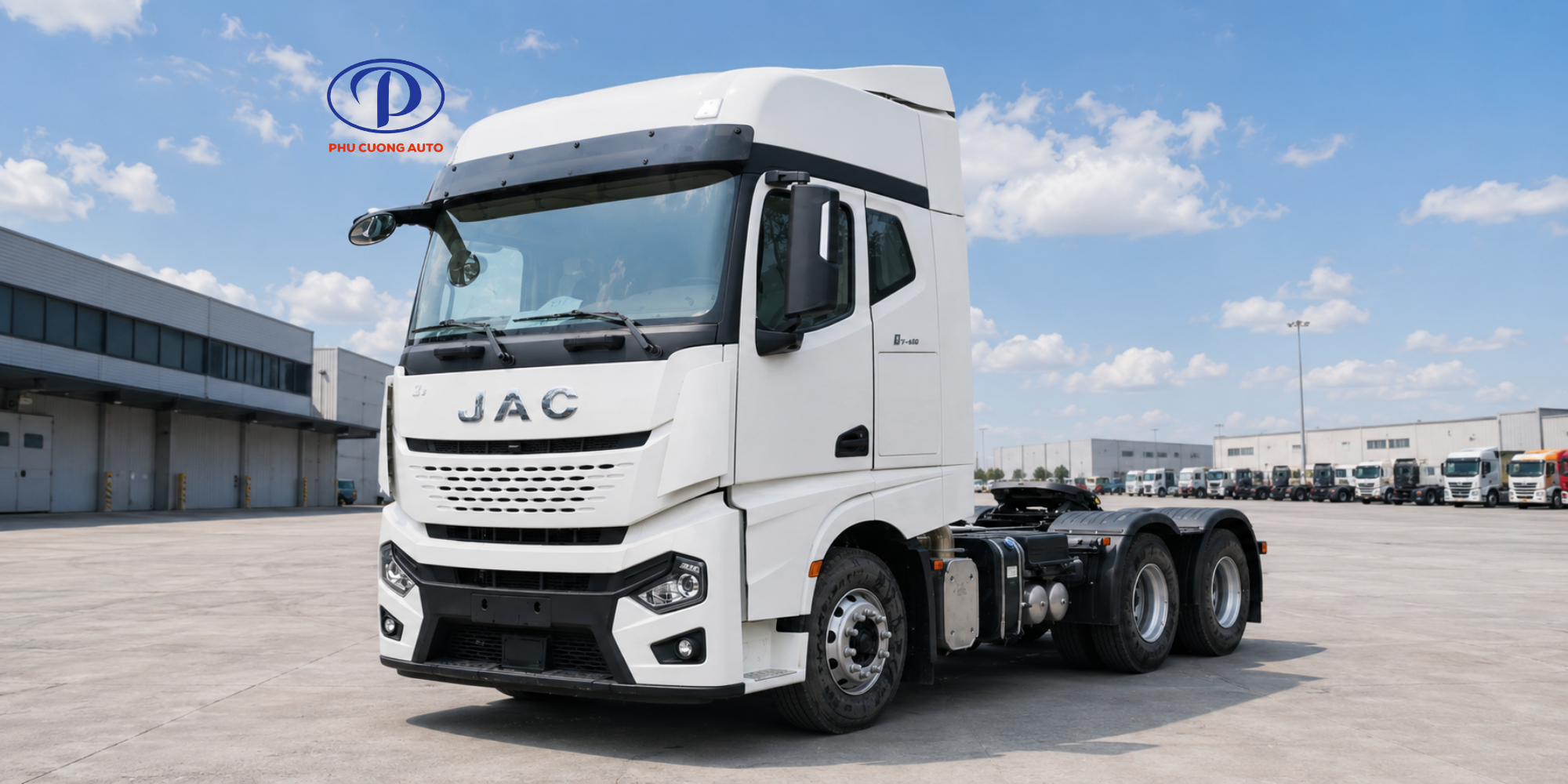 XE ĐẦU KÉO JAC Q7 420HP CẦU LÁP NHẬP KHẨU