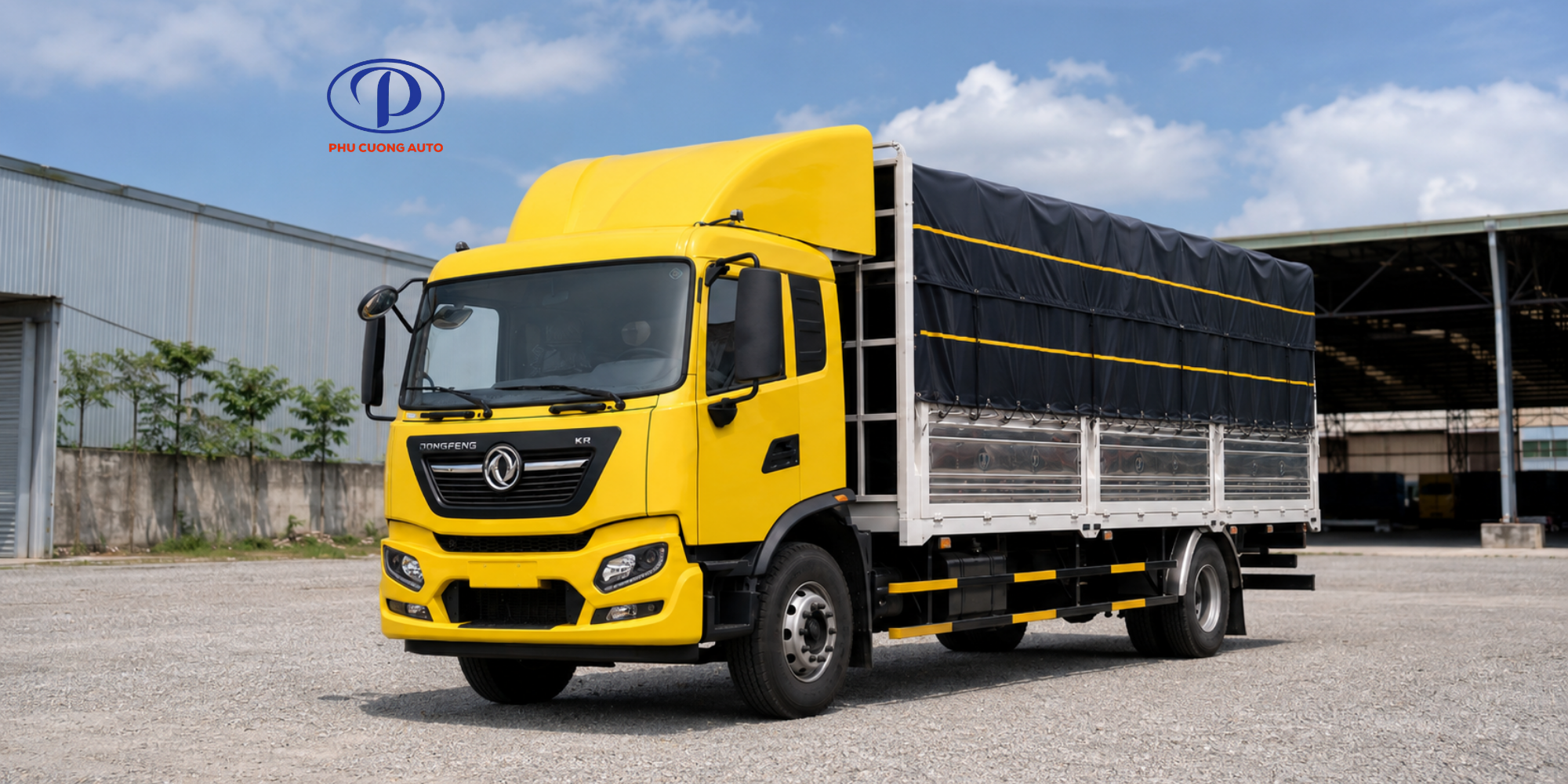 XE TẢI DONGFENG B180 THÙNG BẠT 9 TẤN NHẬP KHẨU