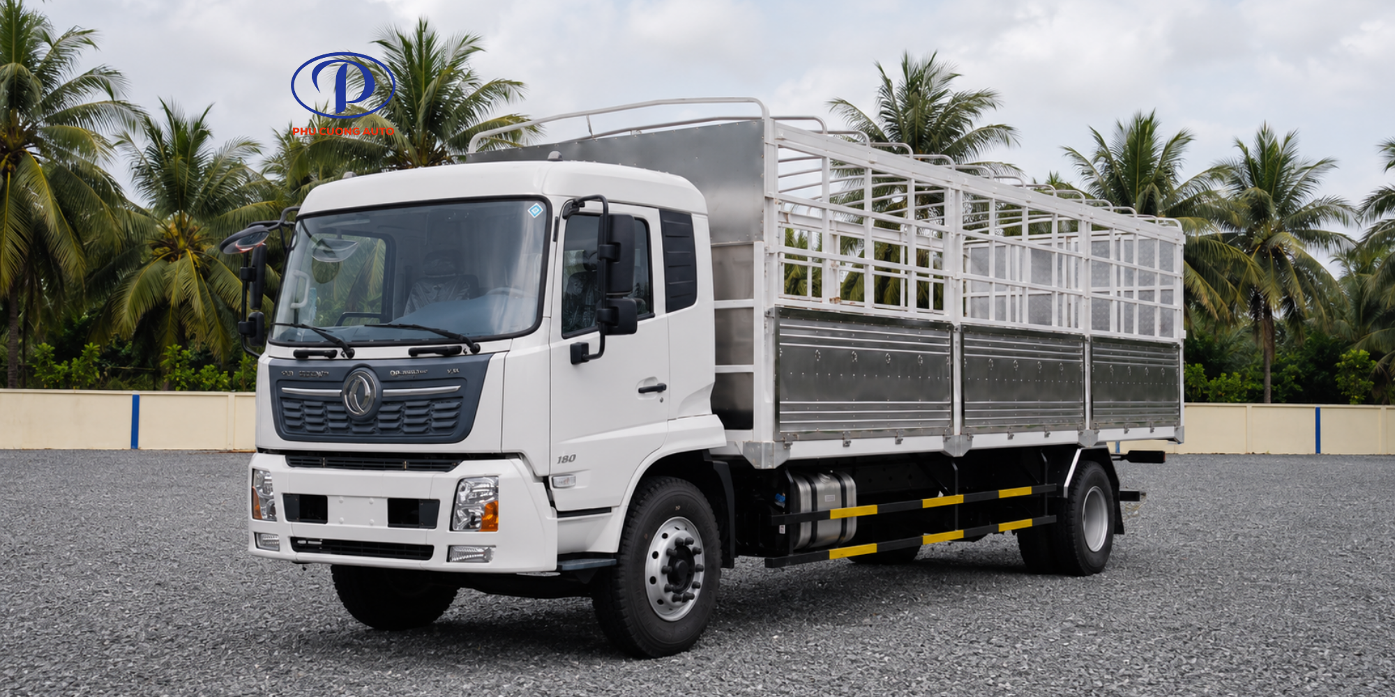 XE TẢI DONGFENG B180 THÙNG BẠT 9 TẤN NHẬP KHẨU