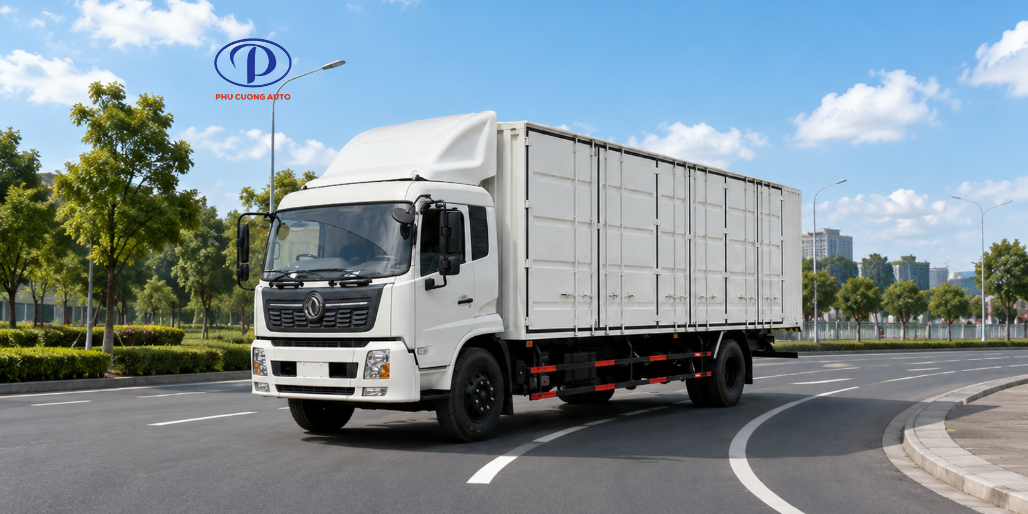 XE TẢI DONGFENG B180 THÙNG KÍN CONTAINER 8.5 TẤN NHẬP KHẨU NGUYÊN CHIẾC