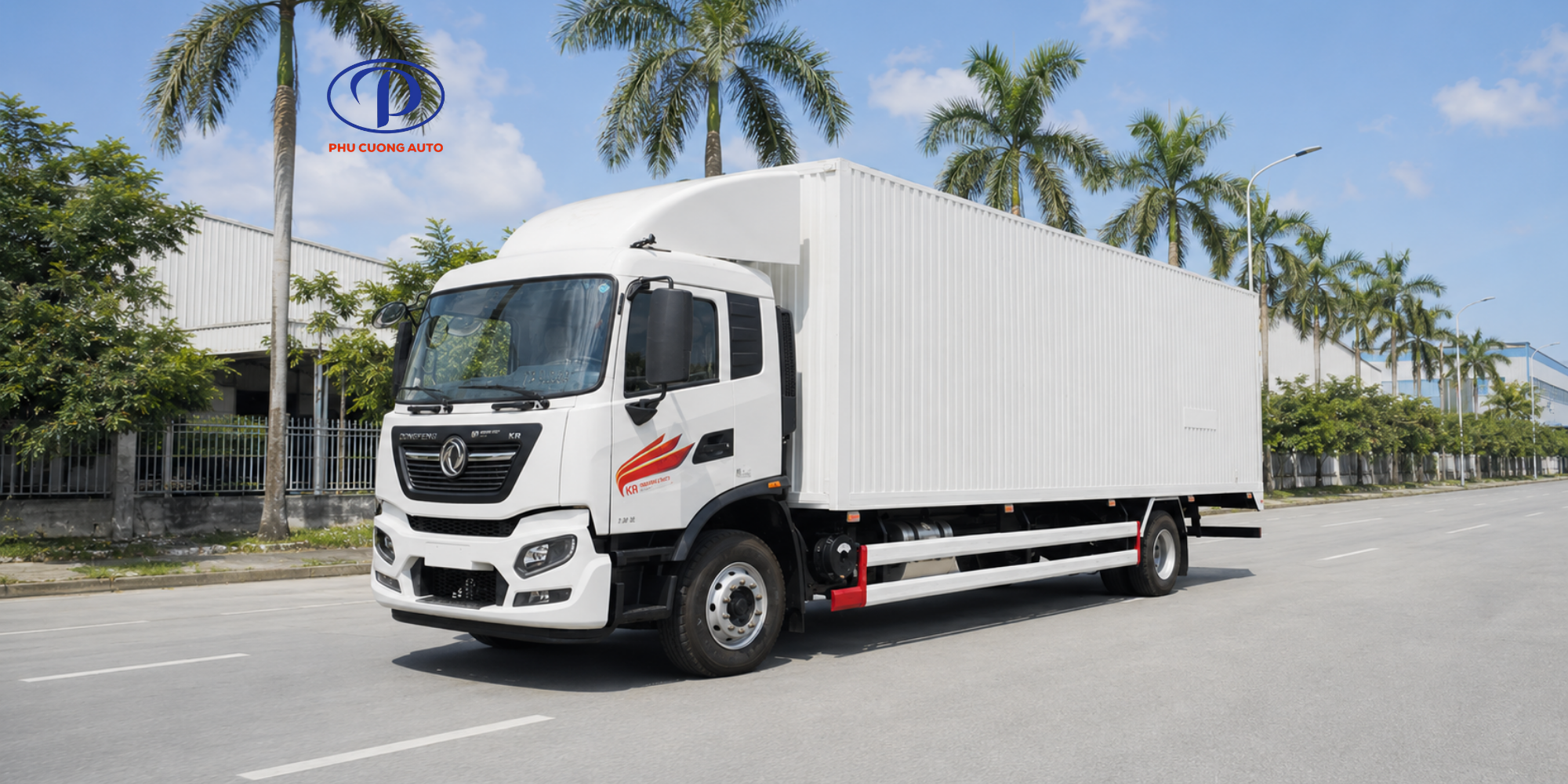 XE TẢI DONGFENG KR180 THÙNG CONTAINER 7 TẤN NHẬP KHẨU
