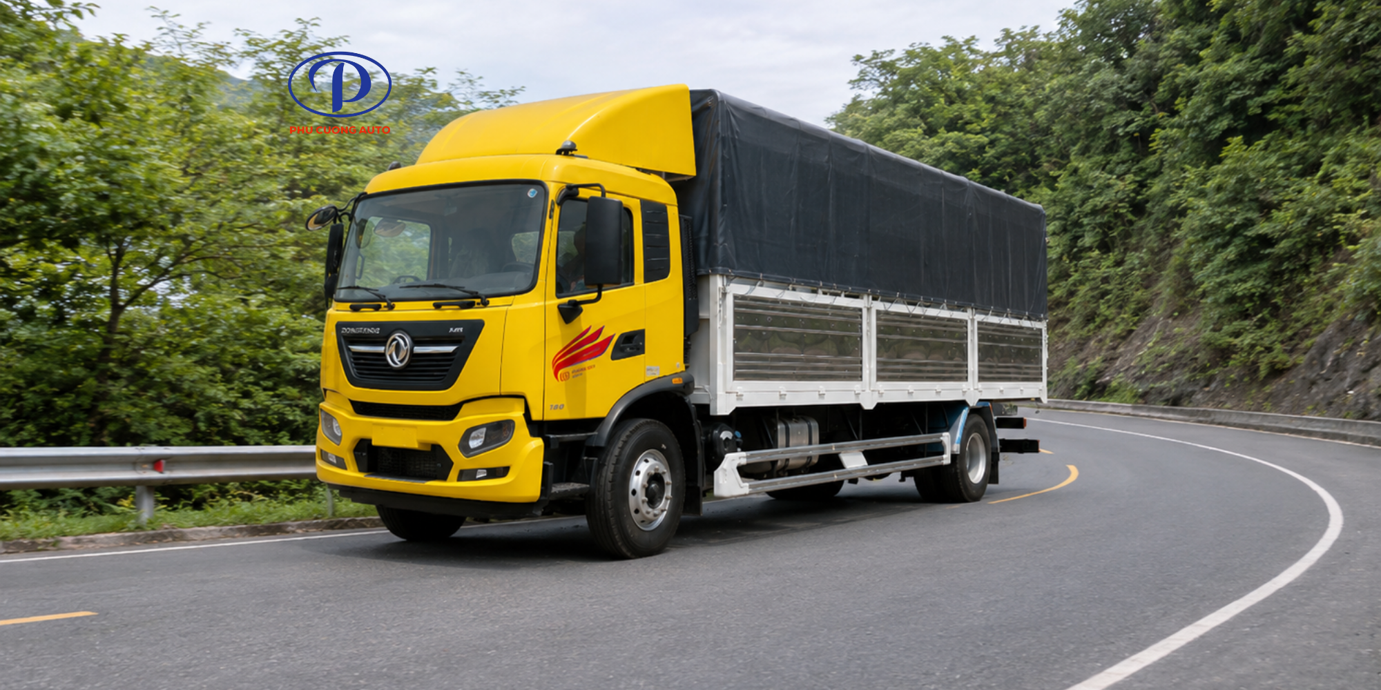 XE TẢI DONGFENG KR180 9.2 TẤN THÙNG BẠT NHẬP KHẨU