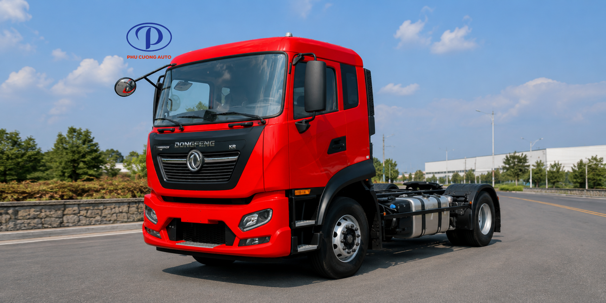 XE ĐẦU KÉO DONGFENG KR270 PLUS 1 CẦU LÁP NHẬP KHẨU